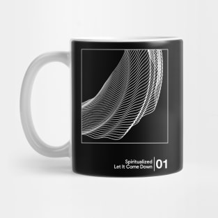 Let It Come Down / Minimal Style Graphic Artwork Design Mug